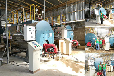 2 sets 2 Tph Heavy Oil Steam Boilers