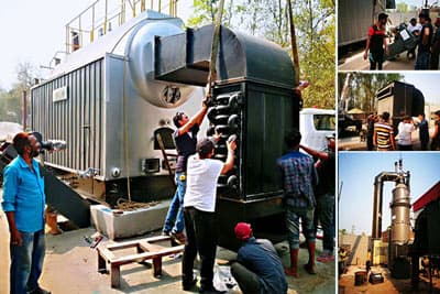 4Ton coal fired boiler, 4tph steam boiler in Bangladesh