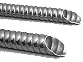 Spirally corrugated tube
