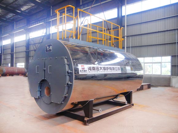 Gas oil hot water boiler