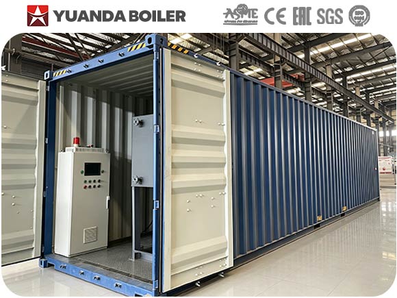containerised steam boiler,mobile boiler,steam boiler china