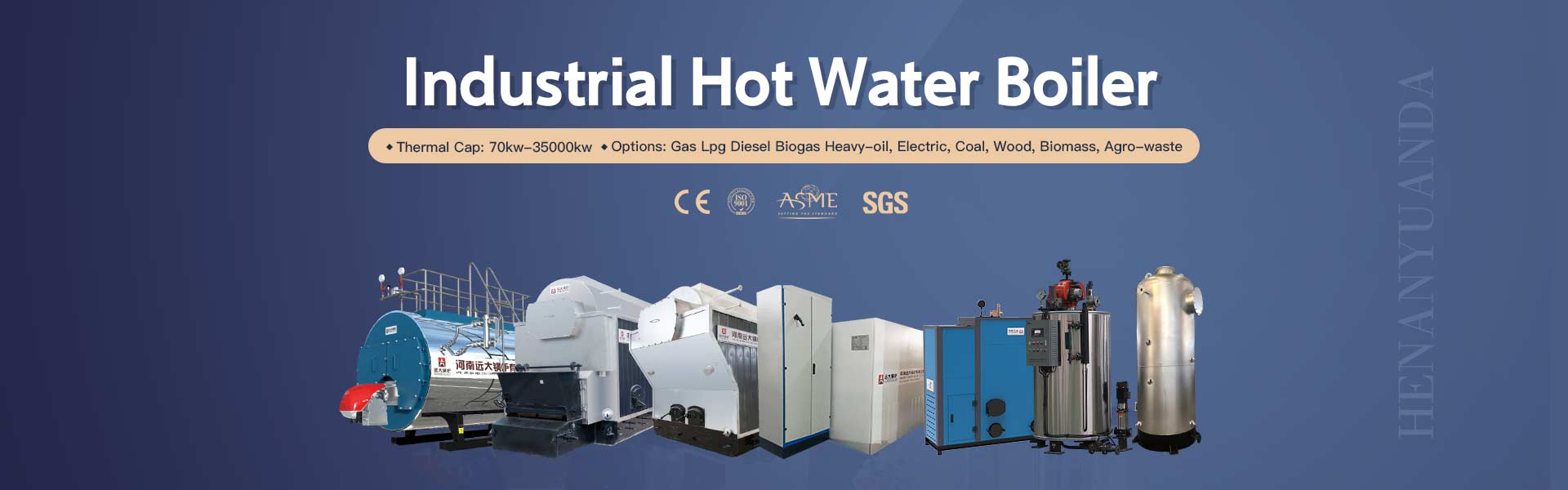 industrial hot water boiler,yuanda boiler,industrial hot water generator