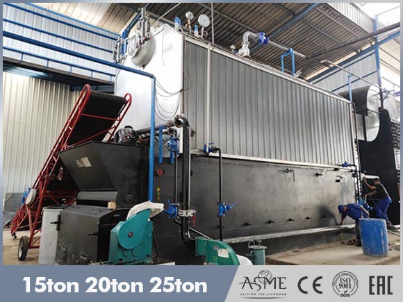 10ton biomass pellet boiler,10ton biomass steam boiler,water tube biomass boiler