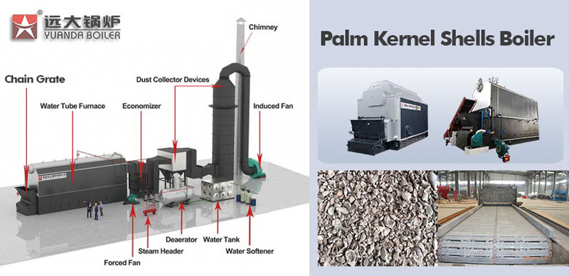 palm kernel shell boiler system,palm oil mill steam boiler,palm oil mill boiler