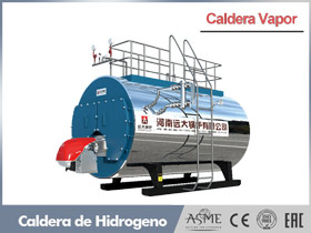 Caldera gas China, caldera vapor hidrogeno China, caldera hidrógeno