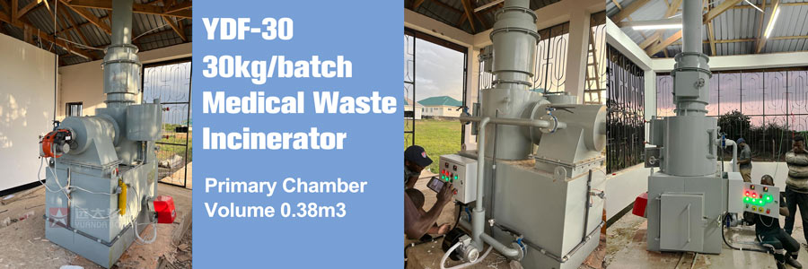 30kg medical incinerator,ydf incinerator,hospital medical waste management incinerator