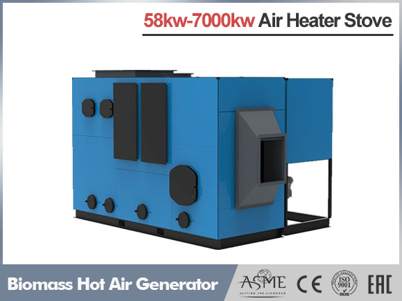 wood hot air generator,biomass air heater,biomass hot air stove