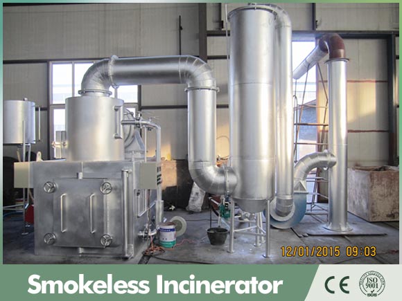 smokeless medical incinerator,gas fired incinerator,diesel fired incinerator