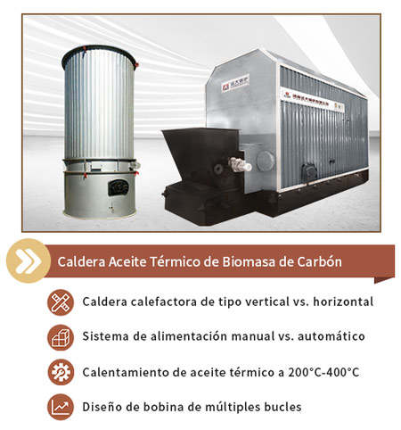 caldera aceite termico de biomasa