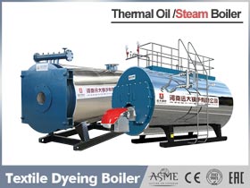 dyeing steam boiler,gas diesel steam boiler for dyeing,dyeing thermal oil heater