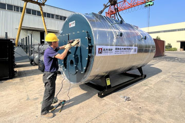gas steam boiler 1500kg 3000kg,horizontal gas steam boiler,wns gas burner boiler
