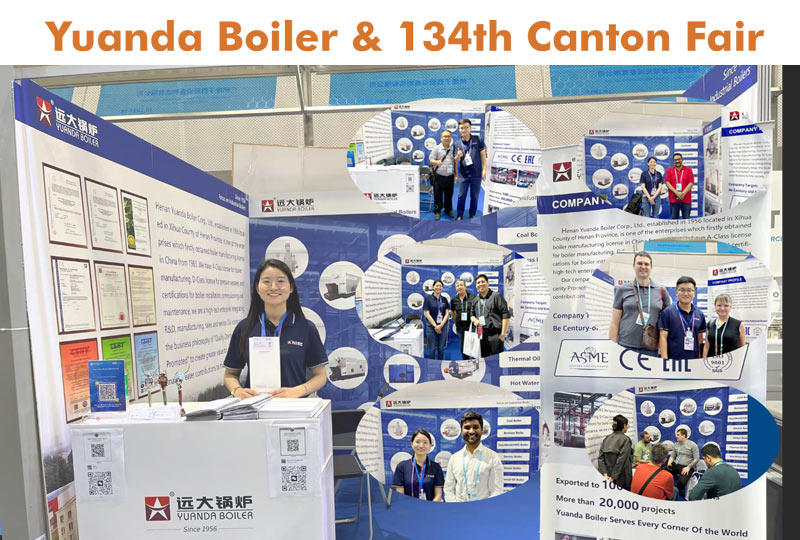 YUANDA BOILER IN CANTON FAIR,CHINA INDUSTRIAL BOILER SUPPLIER