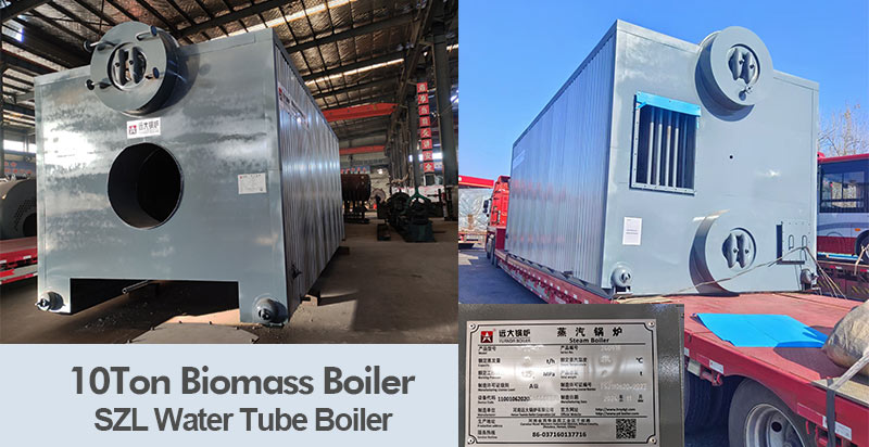 thailand biomass boiler 10ton,biomass water tube boiler,szl boiler china