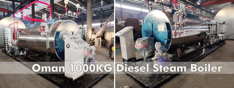 portable diesel steam generator boiler 1ton,1000kg diesel boiler,1000kg steam boiler