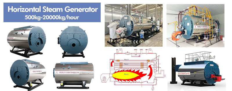 horizontal diesel gas steam generator boiler,china steam generator