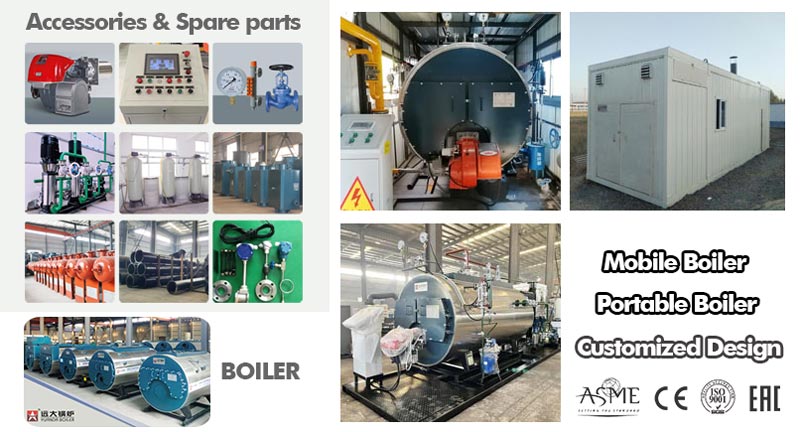 containerised steam boiler,portable steam generator boiler,mobile diesel gas boiler