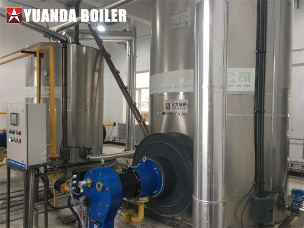 Vertical Gas Hot Water Heater Boiler 700kw Central Heating Boiler For Oil & Gas Industry