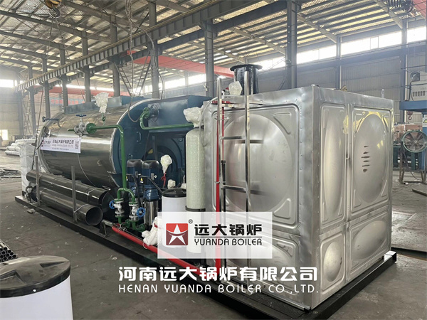 1000kg 1ton Steam Generator Boiler Skid Mounted Diesel gas Boiler