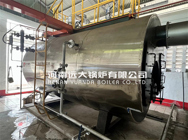 4000KG Diesel Gas Steam Generator Boiler For Food Factory Philippines