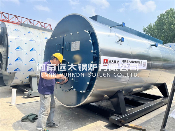 WNS Steam Boiler Fire Tube Oil Gas Three Pass Fire Tube Boiler 5ton Indonesia Food Factory