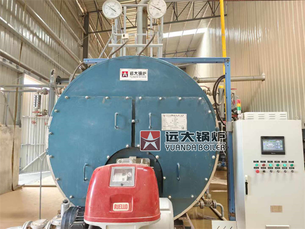 Ghana Fire Tube Steam Boiler 4000kg Diesel Gas Boiler For Paper Carbon Factory Package Industry