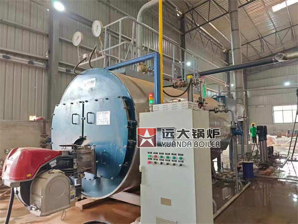 Ghana Fire Tube Steam Boiler 4000kg Diesel Gas Boiler For Paper Carbon Factory Package Industry