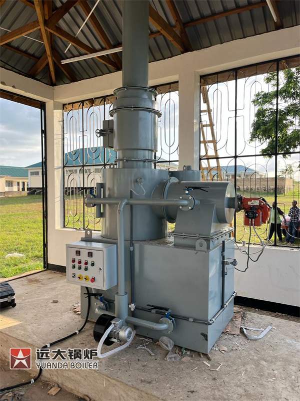 Tanzania Hospital Waste Incinerator 30kg/hour Medical Incinerator