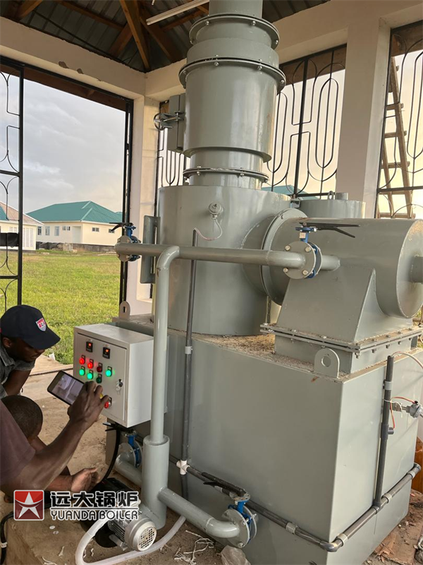 Tanzania Hospital Waste Incinerator 30kg/hour Medical Incinerator