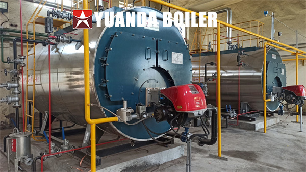 2000kg Fire Tube Steam Generator Boiler 2ton Lpg Gas Fired Boiler In Hospital