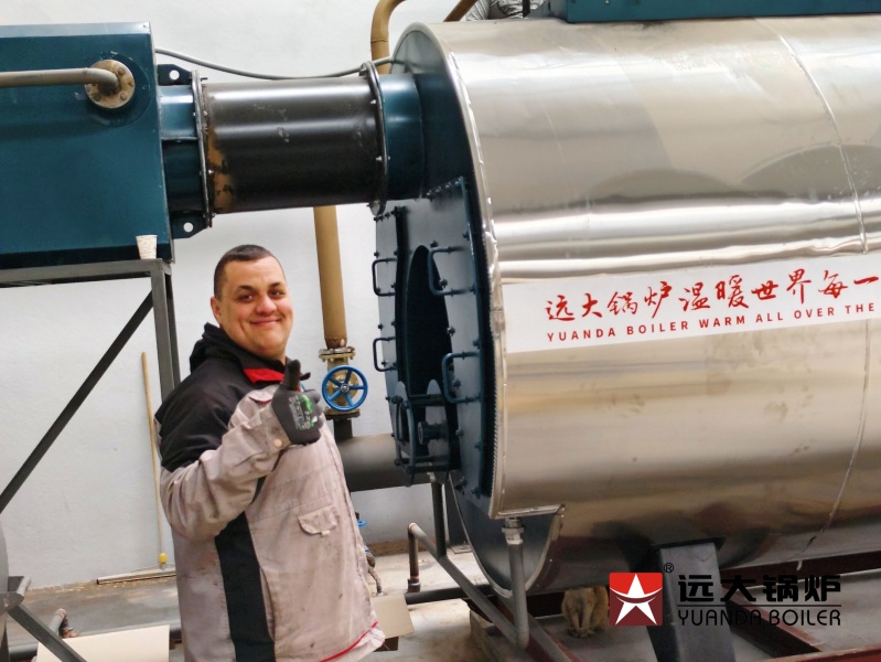 China Yuanda Boiler Sale Service in Algeria, Engineer Working Industrial Boiler Commissioning Service