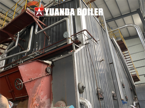 Water Tube Coal Boiler 40Ton Steam Boiler For Food Industry Flour Mill