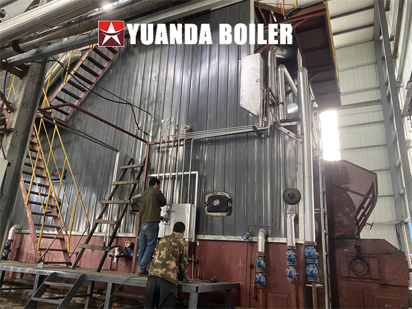 Water Tube Coal Boiler 40Ton Steam Boiler For Food Industry Flour Mill