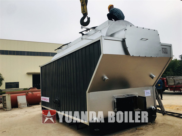 6Ton Wood Biomass Travelling Grate Steam Boiler For Sausage Factory Paraguay