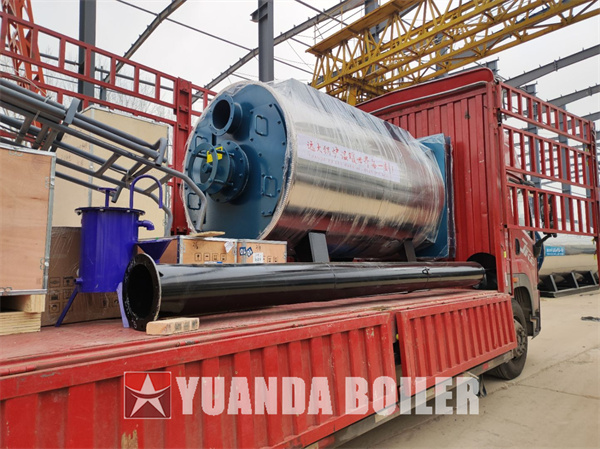 350KW Diesel Gas Hot Water Fire Tube Boiler Deliver to Nigeria