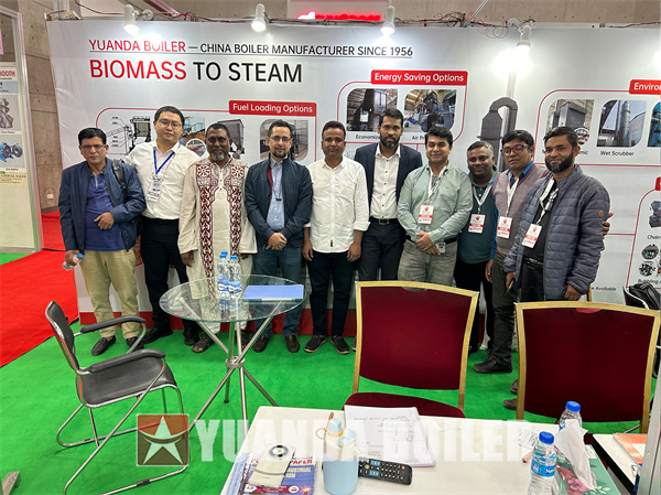 Bangladesh Papertech Expo Yuanda Wood Biomass Boiler For Paper Plant