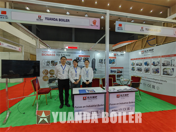 Bangladesh Papertech Expo Yuanda Wood Biomass Boiler For Paper Plant